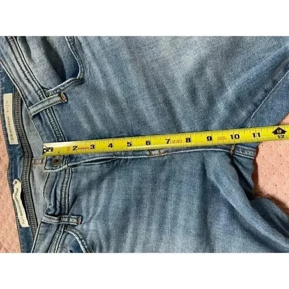 anthropologie Pilcro Women's Jeans Size 31 Blue Slim Boyfriend Long Pants - Picture 7 of 11